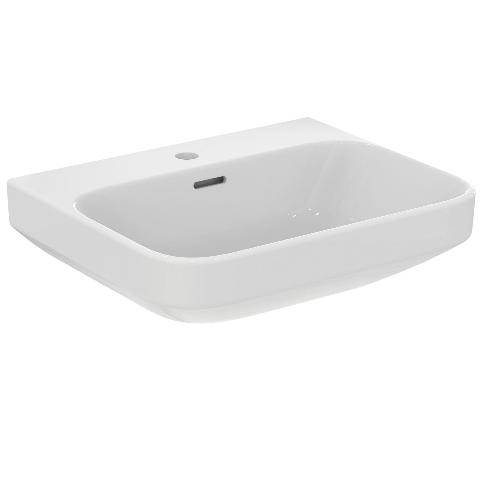 Vigour derby V3 Waschtisch 55 x 45 cm mit Hahnloch und Überlauf V3DE55T